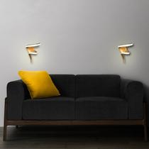 Luminária Arandela Fluire (l)30cm (c)20cm (a)40cm 1xled Integrado 12w 3000k 720lm Ip20 Luminária Arandela Fluire (l)30cm (c)20cm (a)40cm 1xled Integrado 12w 3000k 720lm Ip20