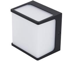 Luminária Arandela Hamsa Preta Ip65 3000k 8w 5-direções Gaya Luminária Arandela Hamsa Preta Ip65 3000k 8w 5-direções Gaya
