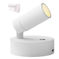 Luminaria Arandela LED 3 Tons USB Bateria Recarregavel Mesa Cabeceira Sala Quarto Leitura Estudo Trabalho Luz Ambiente Luminaria Arandela LED 3 Tons USB Bateria Recarregavel Mesa Cabeceira Sala Quarto Leitura Estudo Trabalho Luz Ambiente