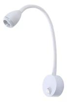 luminária Arandela Led Flexível Parede BEET 3w 3000k Branco