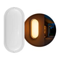 Luminária Arandela LED Tartaruga 20W Policarbonato 3000K Externa ST3086 - Branco