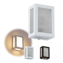 Luminária Arandela Lisa Externa e Interna Branca 5 Vidros 1xE27 Decoração Design Moderno