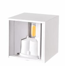 Luminária Arandela Mini LED 2W 3000K Facho Ajustável Branca Luminária Arandela Mini LED 2W 3000K Facho Ajustável Branca