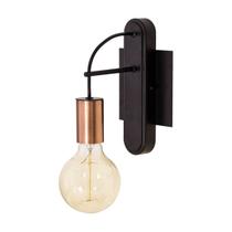 Luminária Arandela Moderna Trace Abajur Parede Soquete E27 + Lampada Filamento De Carbono G95 220v St1344