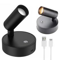 Luminaria Arandela Parede Mesa 3 Tons Ajustaveis Recarregavel Usb Portatil Iluminaçao Decoraçao Sala Quarto Casa Luminaria Arandela Parede Mesa 3 Tons Ajustaveis Recarregavel Usb Portatil Iluminaçao Decoraçao Sala Quarto Casa