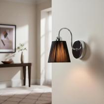 Luminária Arandela Preta De Toque Ref: L0001/w1 Bk Hevvy Preto