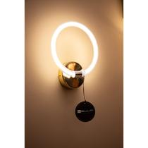 Luminária Arandela Puro (l)23cm (c)20cm (a)5,5cm 1xled Integrado 9w 3000k 290lm Ip20