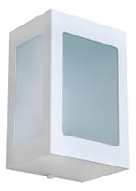 Luminária Arandela Retangular 3 Vidros 1 Lamp E27 - Juni