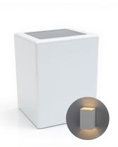 Luminária Arandela S/ Friso Para Jardim, Área Externa Arandela Lisa Branco Luminária Arandela S/ Friso Para Jardim, Área Externa Arandela Lisa Branco