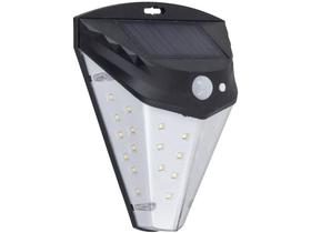 Luminária Arandela Solar LED para Jardim - com Sensor Triângulo Invertido Gaya 9653