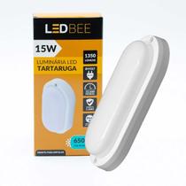 Luminária Arandela Tartaruga Branca Parede 15W 6500k