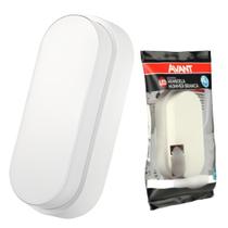 Luminária Arandela Tartaruga Potência 12w Sobrepor de Parede Avant Luminária Arandela Tartaruga Potência 12w Sobrepor de Parede Avant