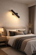 Luminária Arandela Zenit Luz Led 12w 3 Tonalidades Diferentes Rotativa 350 Bivolt Retangular Moderna