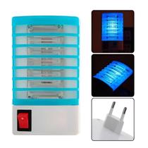 Luminária armadilha lâmpada elétrica insetos mata mosquito
