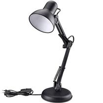 Luminaria Articulada De Mesa Bivolt Com Base Preto