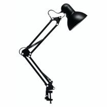 Luminária articulada de mesa com gancho Luminária articulada de mesa com gancho