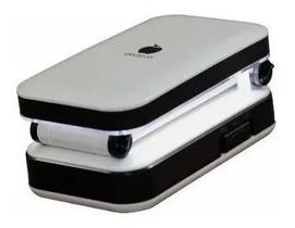 Luminária articulável de mesa 24 leds recarregável