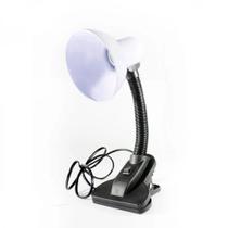 Luminaria Articulavel Mesa Garra Abajur Escritorio Trabalho Quarto Estudo Presilha - Compre Desejos