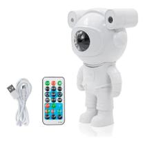 Luminária Astronauta Projetor De Galáxia com Bluetooth e entrada para Cartão de memória Luminária Astronauta Projetor De Galáxia com Bluetooth e entrada para Cartão de memória