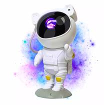 Luminária Astronauta Projetor Galáxia Luz Noturna Premium