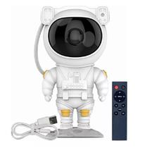 Luminária Astronauta Projetor Luz Galáxia Nebulosa Estrelas