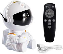 Luminaria Atronauta Projetor Galáxia Led Nebulosa Estrelado Luminaria Atronauta Projetor Galáxia Led Nebulosa Estrelado