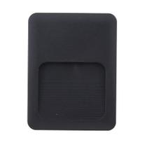 Luminária Balizador 2W Preto Bivolt 3000K IP65 Gaya