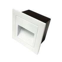 Luminária Balizador Led de Parede Escada e Corredor 4w Branco