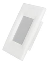 Luminária Balizador Led Embutir Parede Escada C/ Lâmpada 4x2