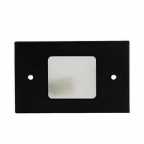 Luminária Balizador Preto de Embutir Parede/Escada 4x2