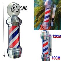 Luminaria Barber Pole 80Cm Big + Mini 30Cm Voltagem 110V.