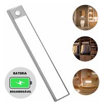 Luminária Barra De Led Sensor De Presença Quarto Escritório