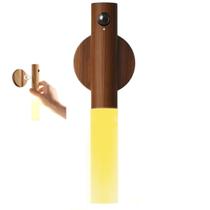 Luminaria Bastao Magnetico LED Luz Noturna Inteligente Sensor Presença Movimento USB Bateria Recarregavel Decoraçao Casa Quarto Sala Corredor Parede I