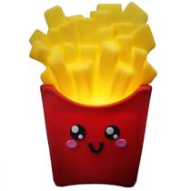 Luminaria Batata Frita Kawaii com Lampada Led Abajur de Mesa - Usare Luminarias