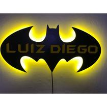 Luminária Batman MDF Personalizada