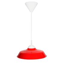 Luminária BEDD ALUM BD16 250W 10A Bivolt 110/220V Vermelha