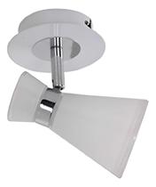 Luminária Bella Iluminação Spot 1 Lamp. E14 - Cromado/vidro 127/220v