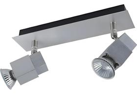 Luminária Bella Spot 2 Lamp. Gu10 - Aço Escovado Ref:SO5787-2