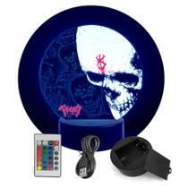 Luminária Berserk - Skull Knight - RGB + Controle