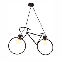Luminária Bicicleta de Teto Pendente Bike Lighthing Decoração