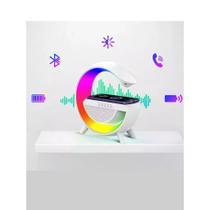 Luminária Bluetooth Inteligente Carregador Luz Rgb Portatil Tecnologia Suporte Celular Luminária Bluetooth Inteligente Carregador Luz Rgb Portatil Tecnologia Suporte Celular