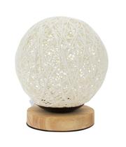 Luminária Bola Branca 18X15X15Cm