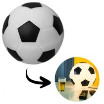 Luminaria Bola de Futebol Branca e Preta C/ Lampada Led - 1667 Usare Usare Luminarias