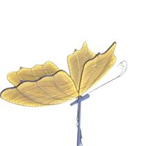 Luminária Borboleta Gigante Led Amarelo Quente C/ Pé 1M 220V