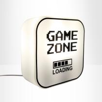 Luminária Box DecorFun Game Zone com fio