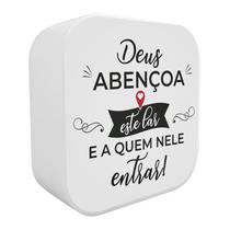 Luminária Box Deus Abençoa Este Lar Luminária Box Deus Abençoa Este Lar