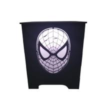 Luminária Box, Heróis Avengers Homem Aranha Homem De Ferro - Avelar Criações