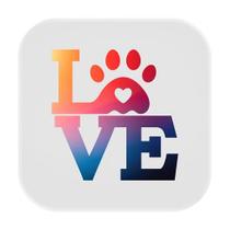 Luminária Box Love Pet Luminária Box Love Pet
