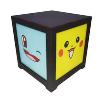 Luminária Box PokemonEM MDF