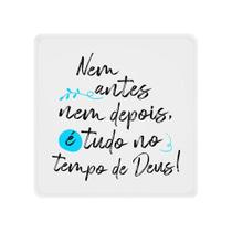 Luminária Box Slim No Tempo de Deus USB